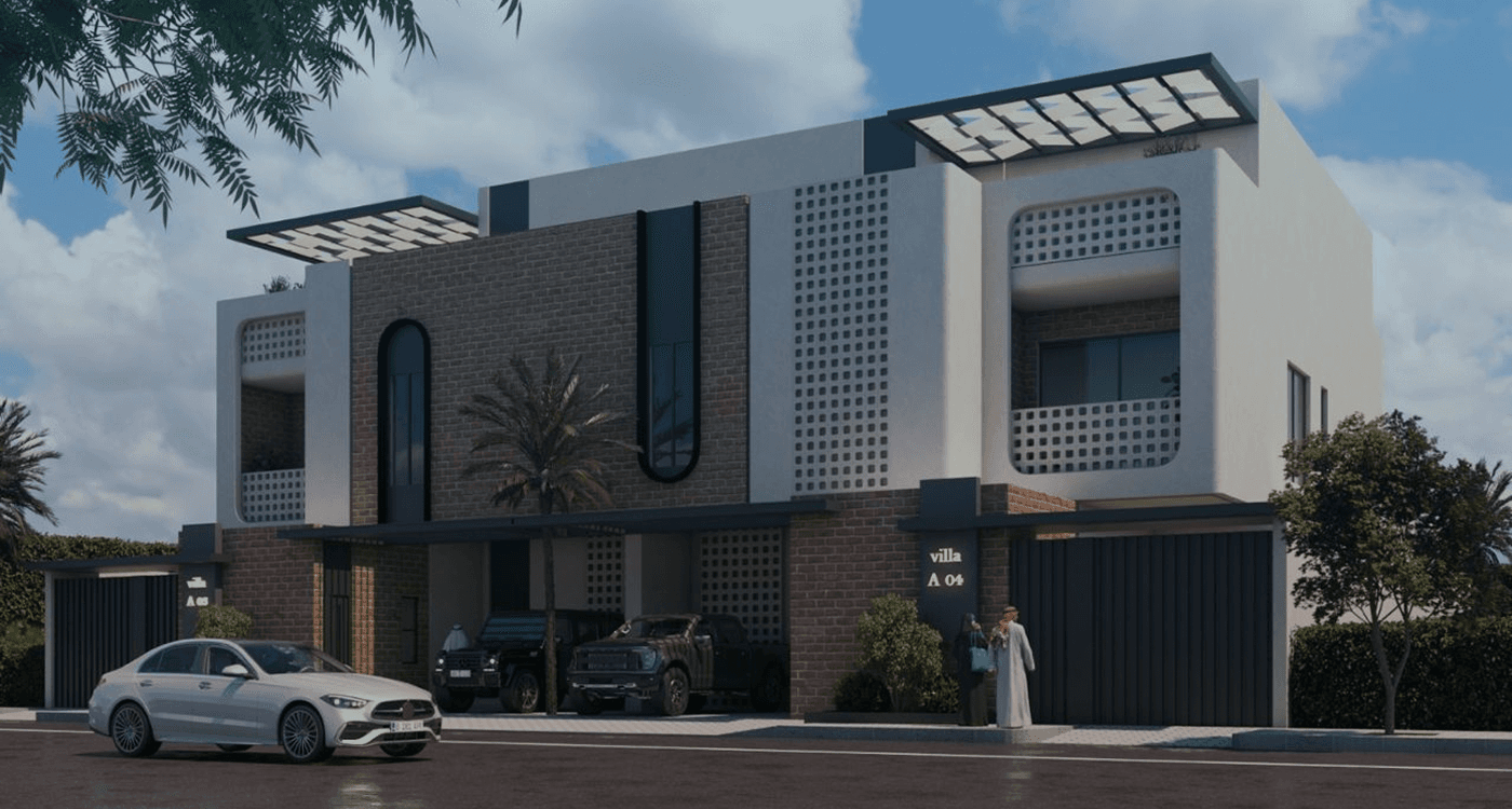 واجهة مشروع سكني من أسرار العمار